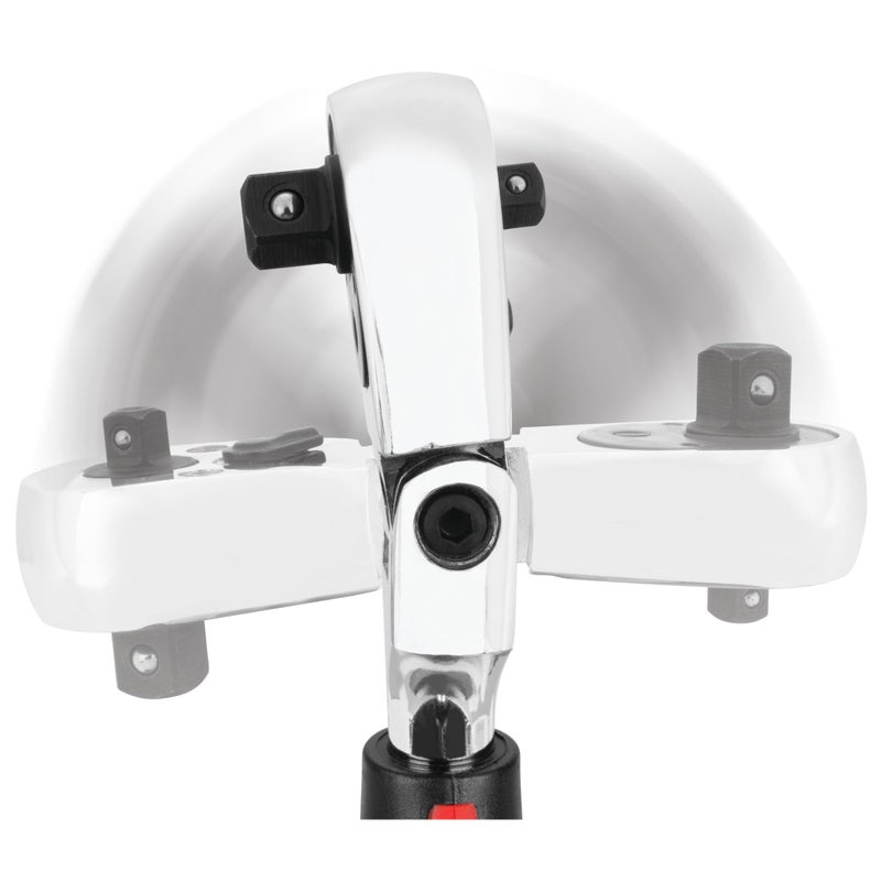 Performance Tool W9116 1/4-Inch and 3/8-Inch Dual Drive Flex Head Stubby Ratchet - Image 4